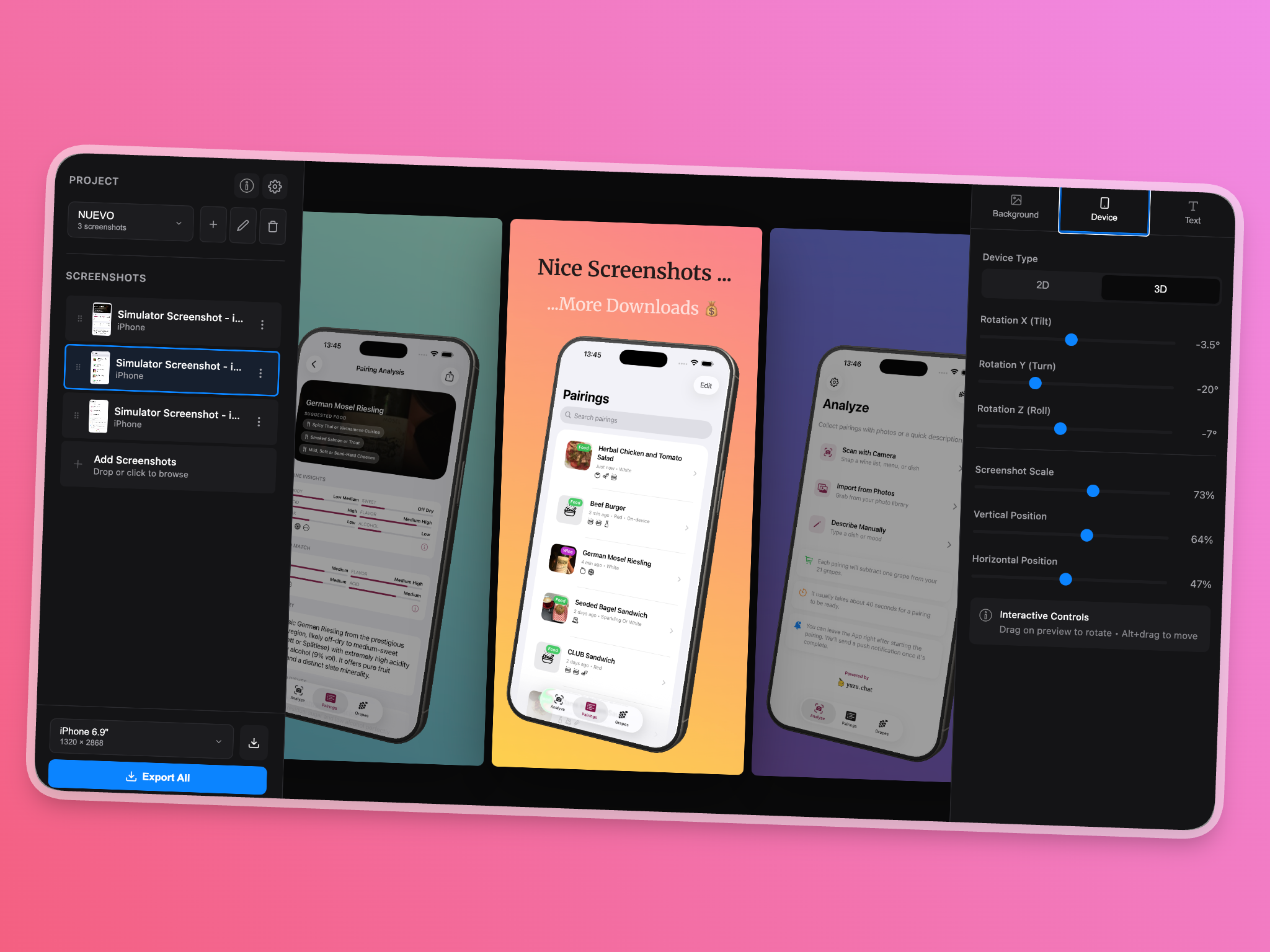 App Store Screenshot Generator