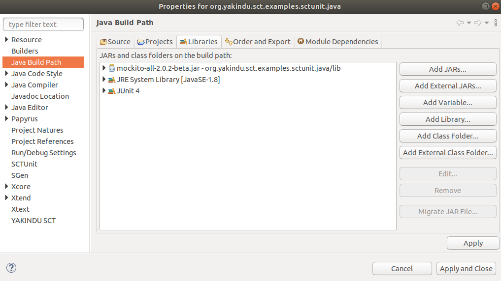 Java Build Path