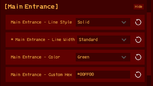 Main Entrance Config