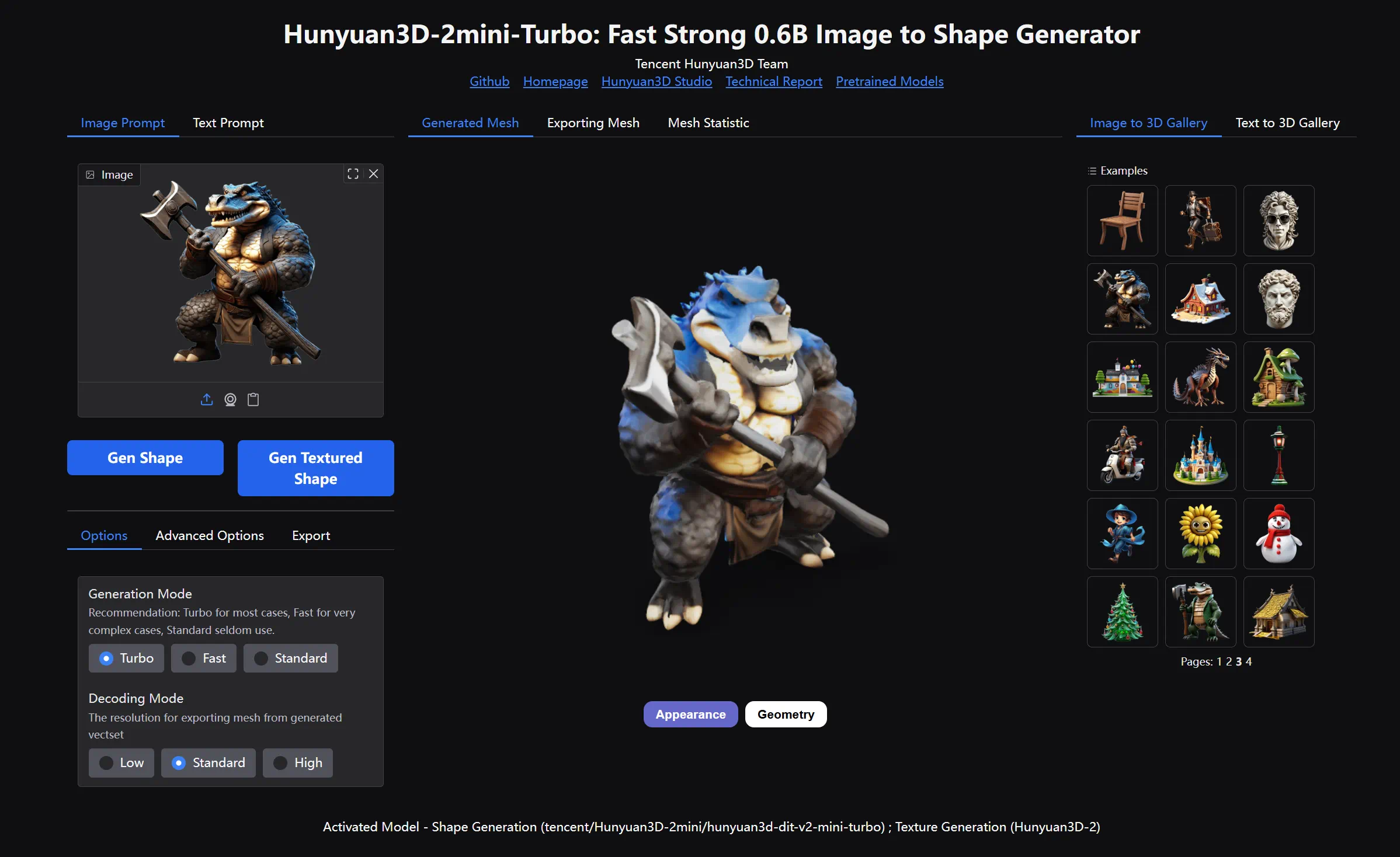 hy3d2 turbo tex