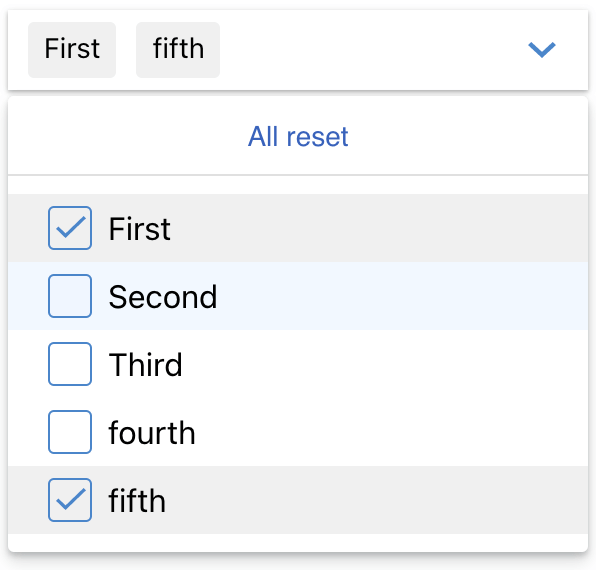 multiselect
