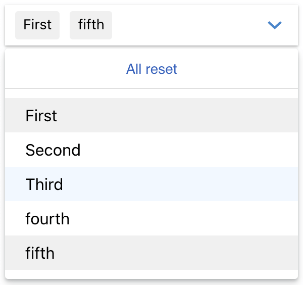 multiselect