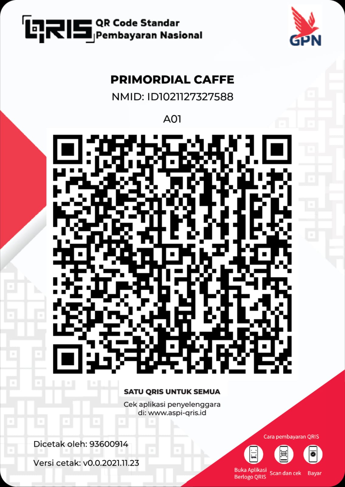 QRIS Donation Barcode