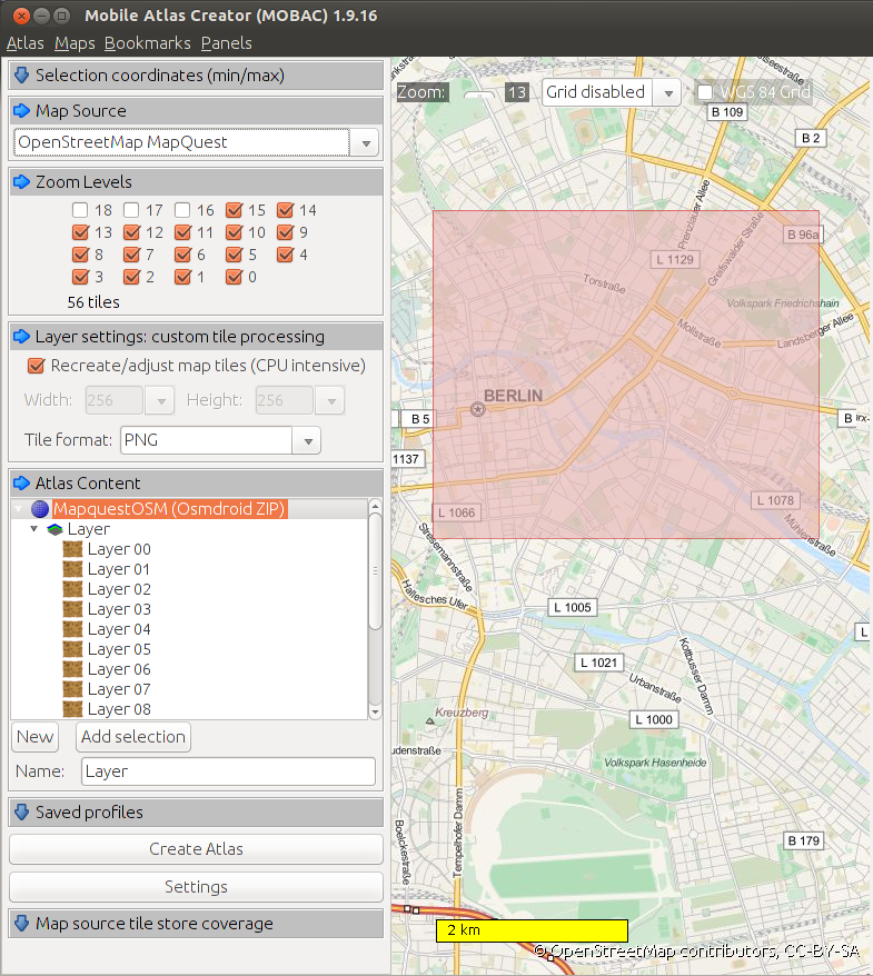 Mobile Atlas Creator