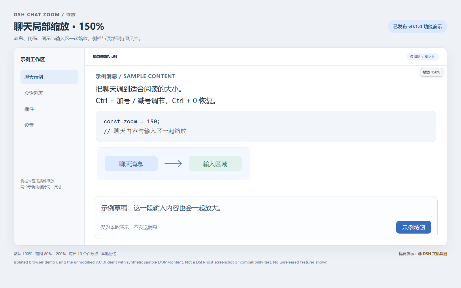 Скриншот dsh-plugin-chat-zoom 1