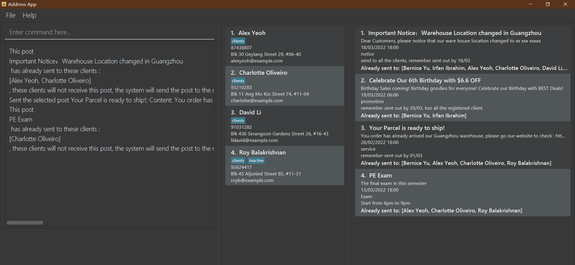 Issue III_Send Command Information layout, Send Command.png