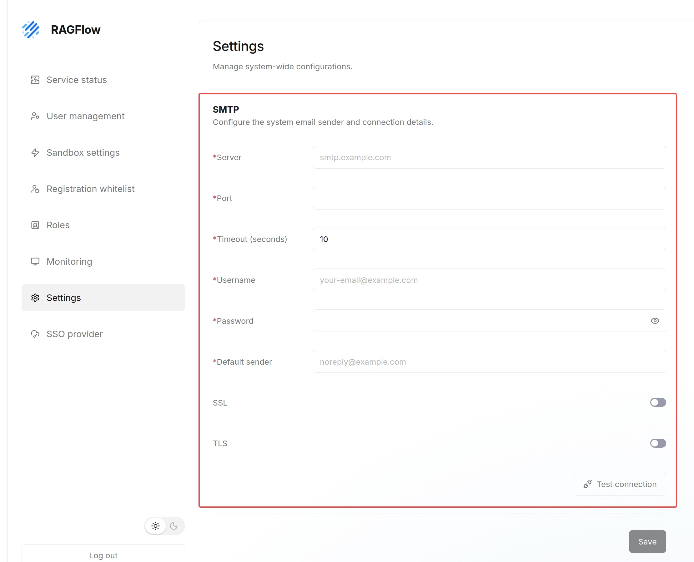 Configure System Email