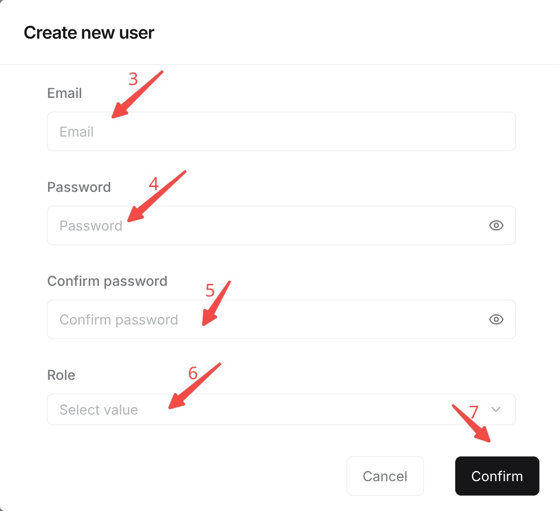 Create A New User