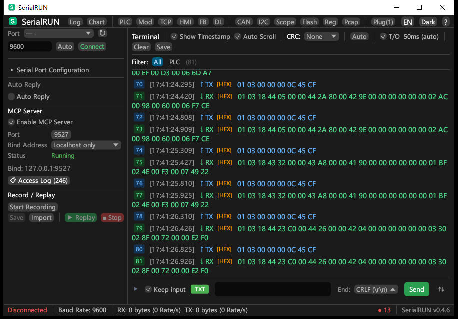 SerialRUN screenshot