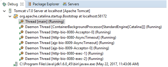 Server Start UP Threads