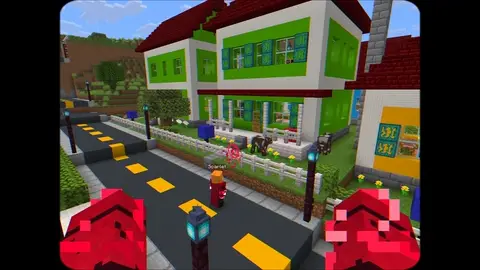 The scene running backward on videotape, with REW in the corner