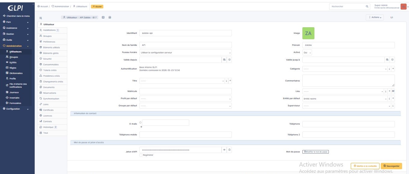 User API