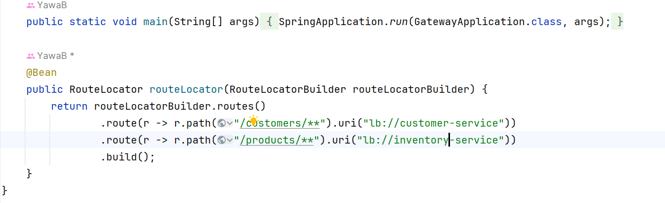 dynamic config using the load balancer