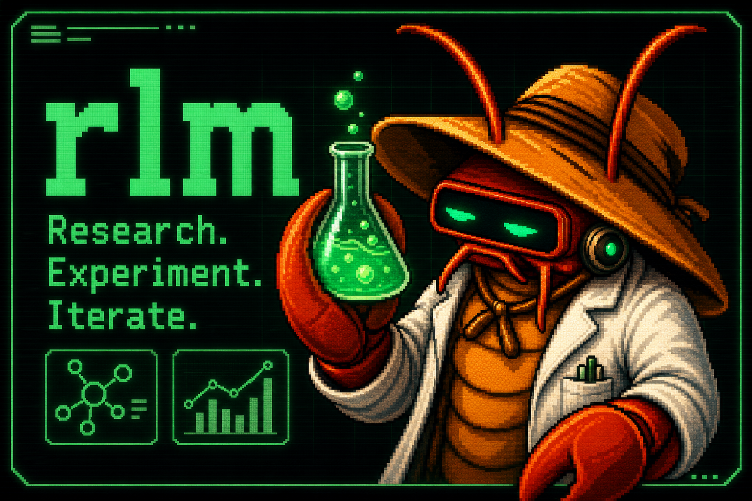 rlm research/REPL mode — Research. Experiment. Iterate.