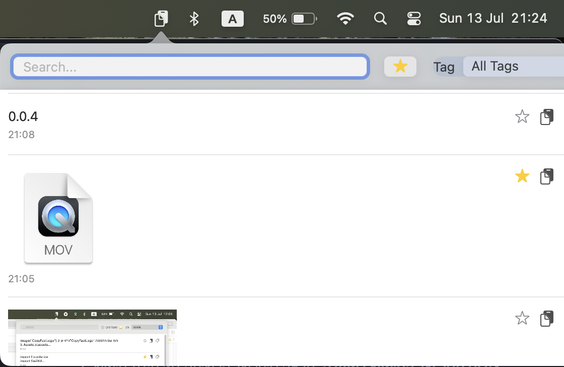 CopyFast Screenshot