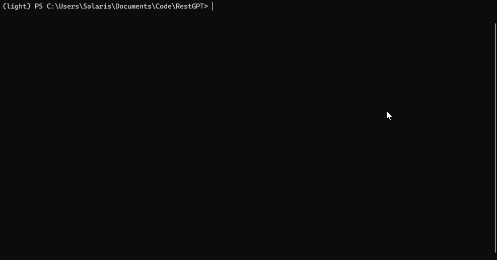 RestGPT demo