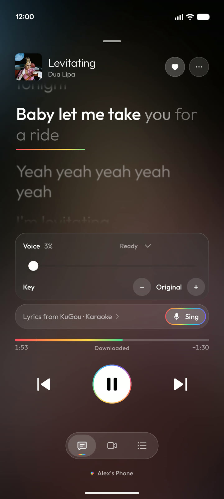 Sing: the voice taken out of the song