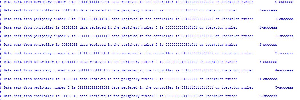 Communication between a single periphery