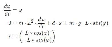 Pendulum-Equations