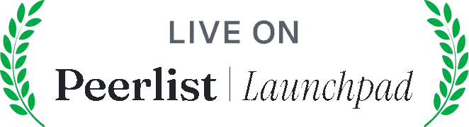 Live on Peerlist Launchpad