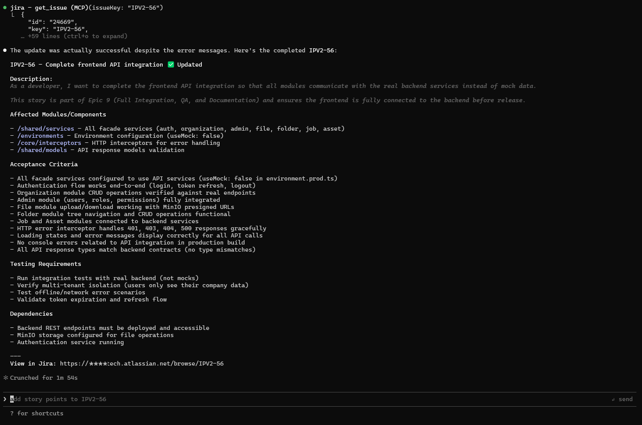 AI-generated acceptance criteria based on project context