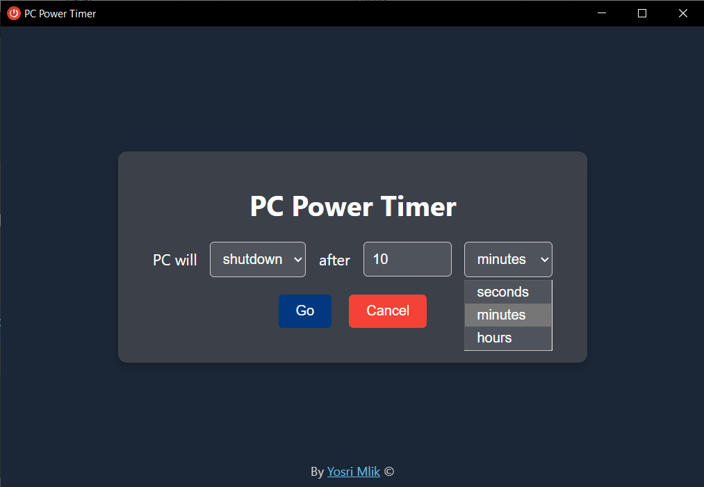 PC Power Timer Screenshot 2