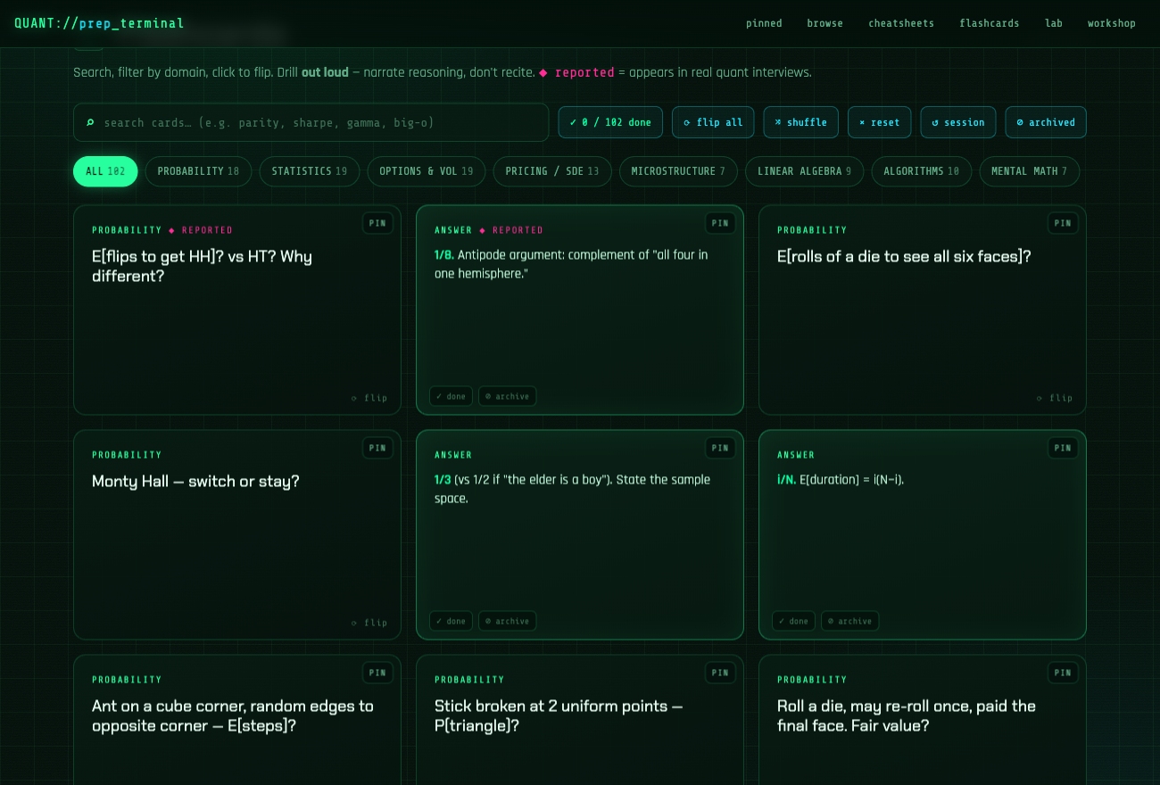 Flashcards https://raw.githubusercontent.com/YuZh98/quant-prep-terminal/main/docs/03-flashcards.png