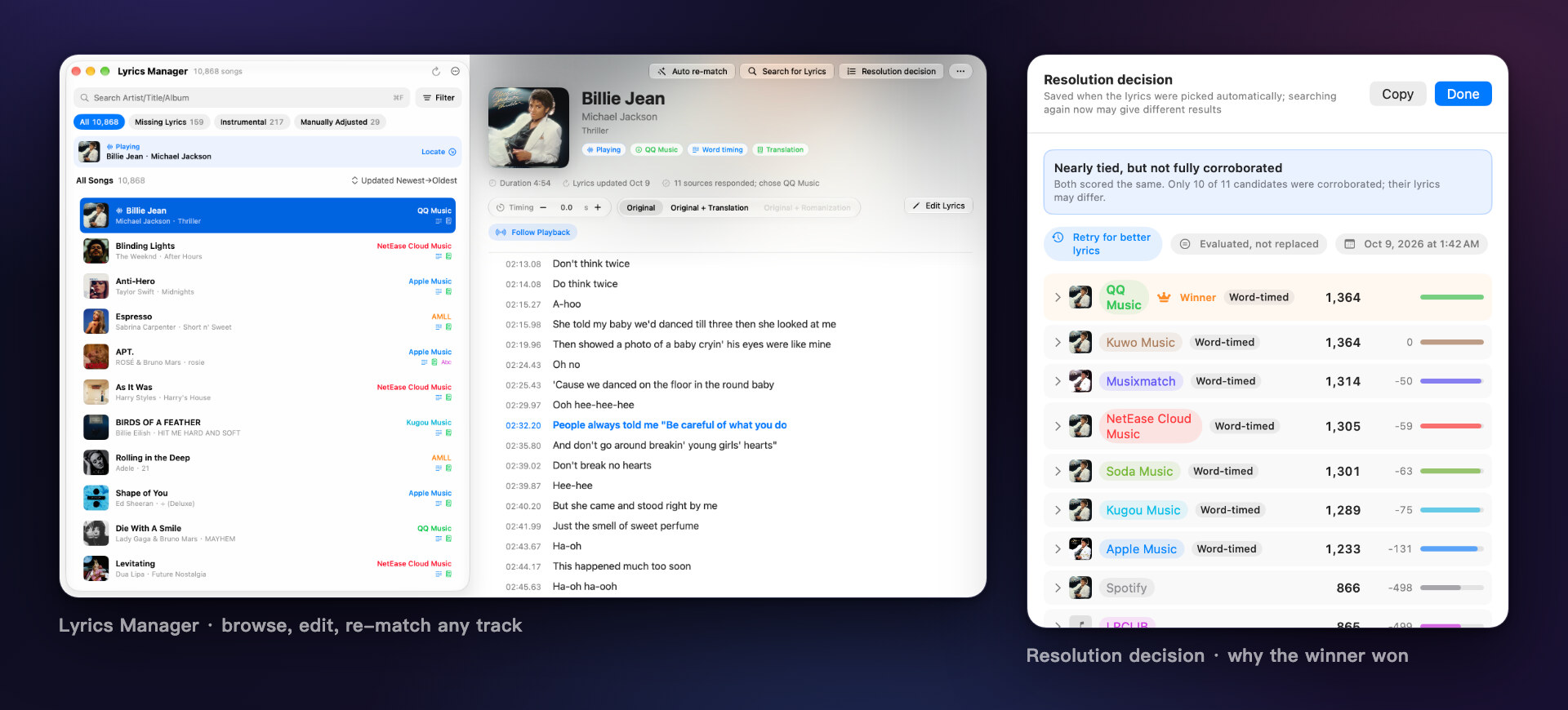 Lyrimuse screenshot 2