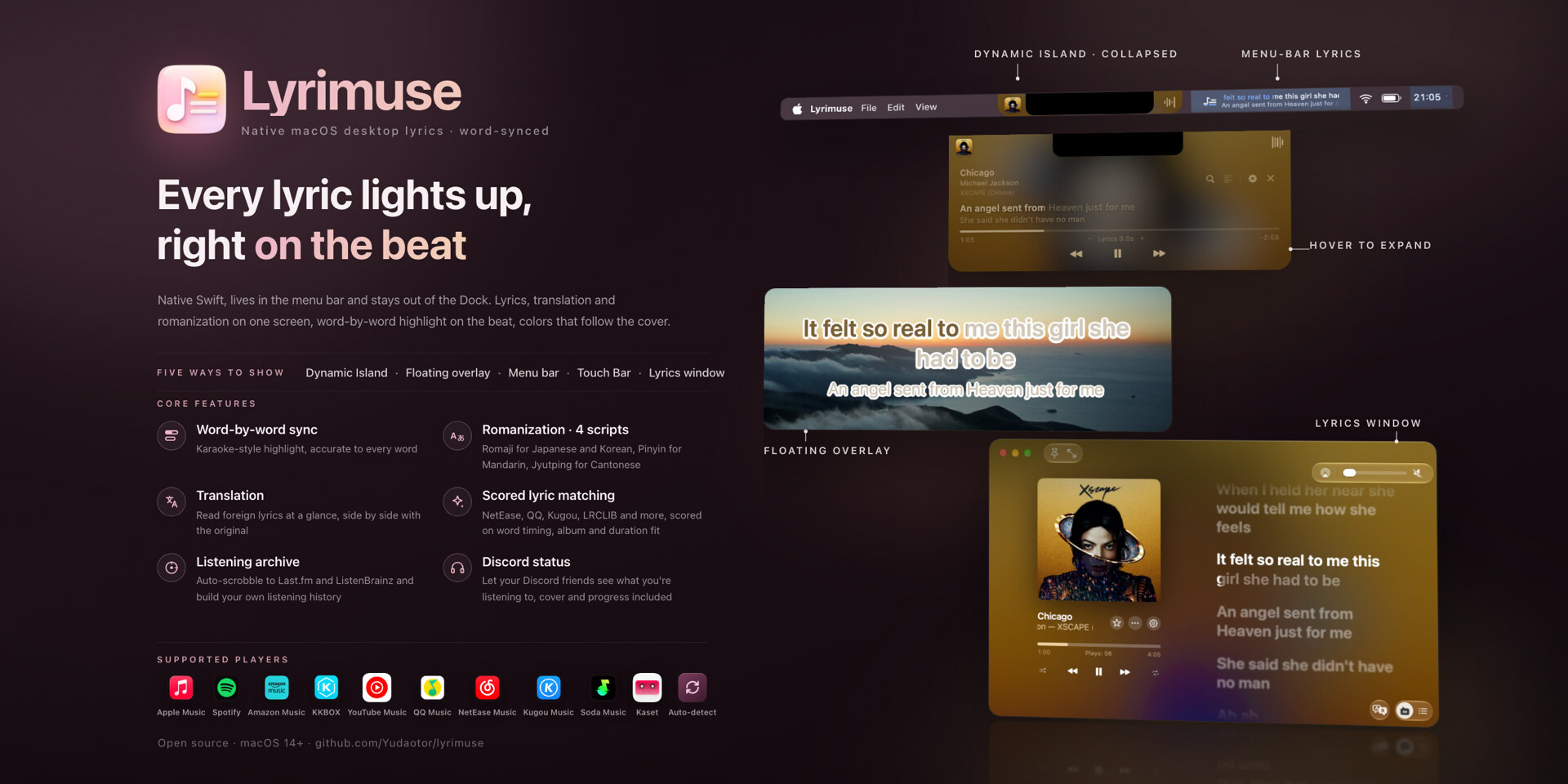 Lyrimuse screenshot 1