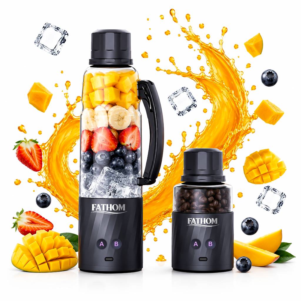 Elite Portable Smoothie Blender & Grinder, 380W, 600ML Capacity