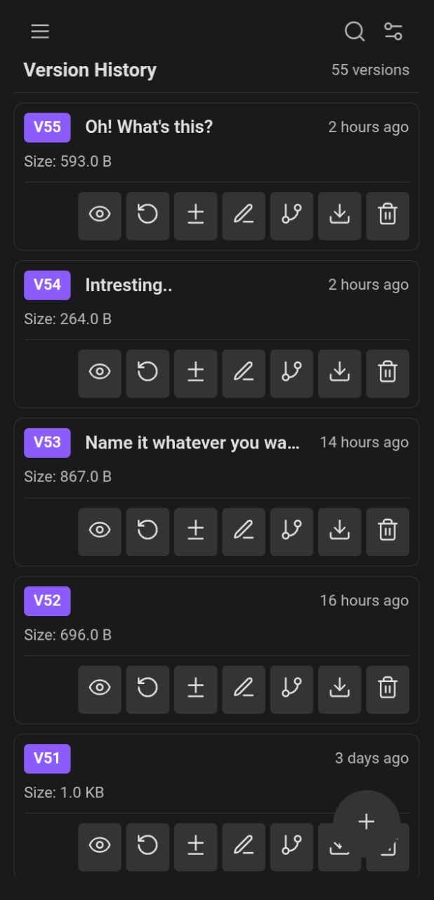 Card View in Dark Mode