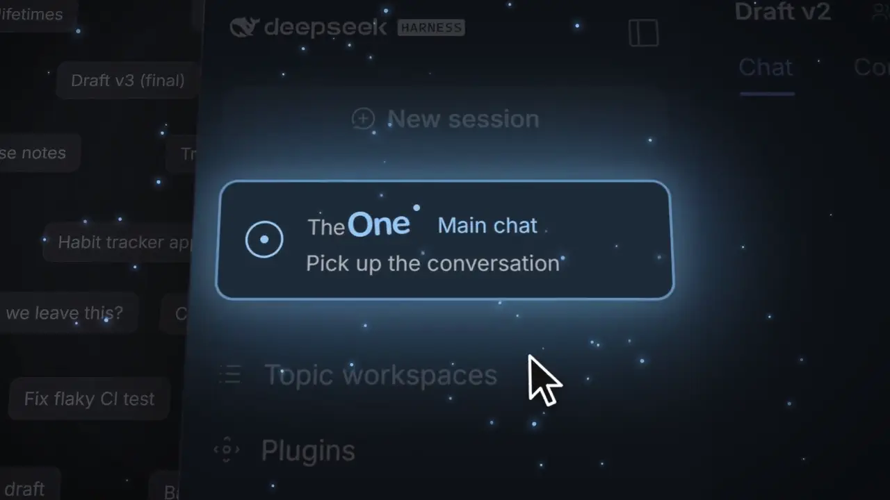 TheOne film: the One button lifts out as a 3D key and routes each message to the right session