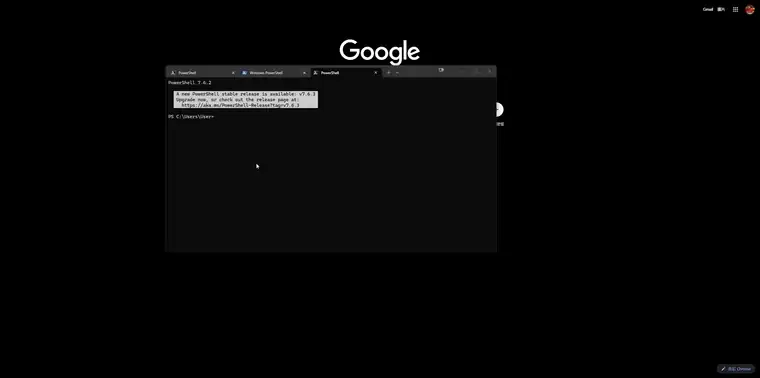 Timelapse of the one-line install, from one command to a character you can talk to