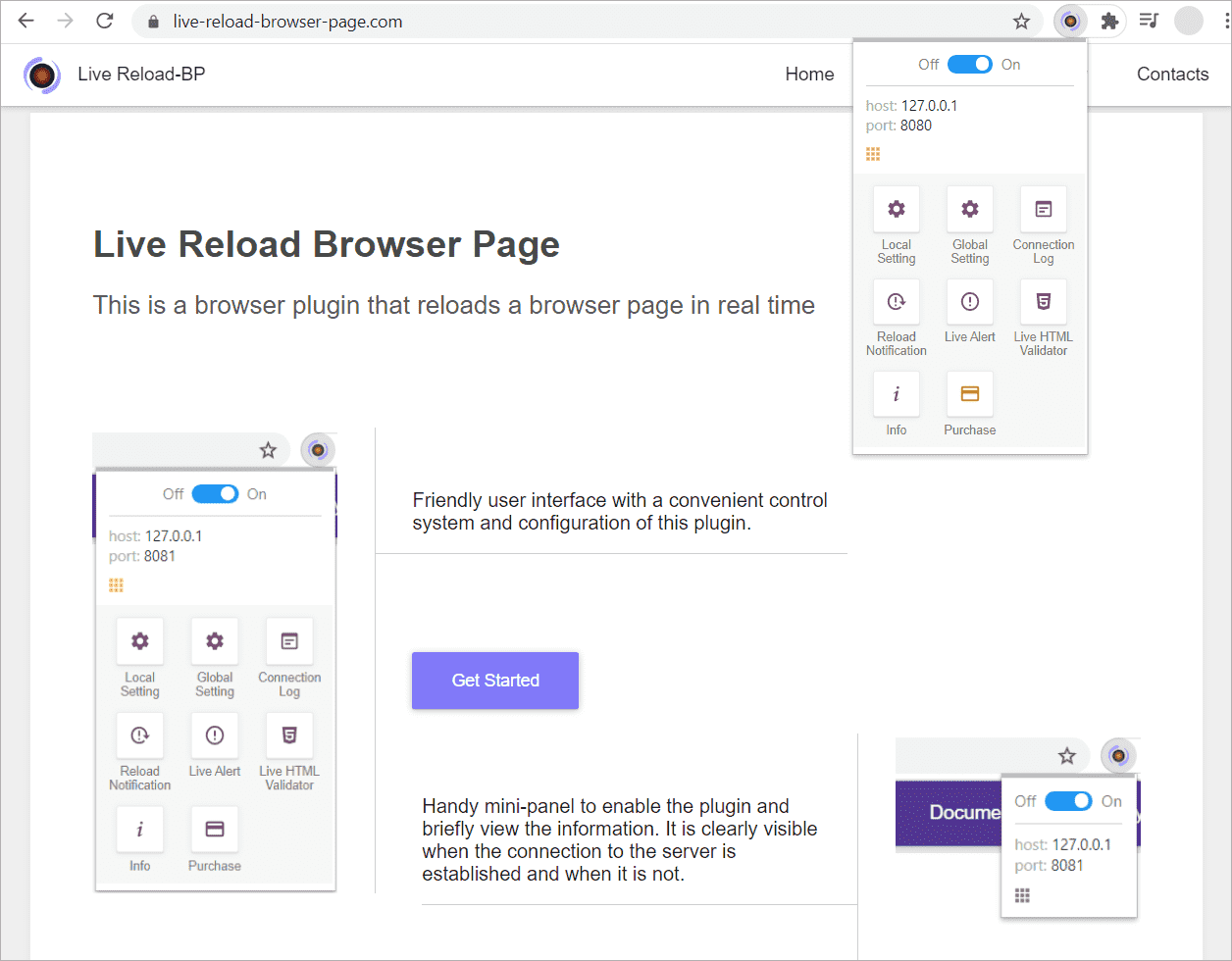 Live Reload Browser Page
