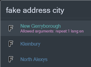 fake address city