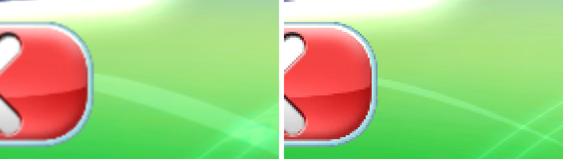 Smooth and sharp scaling