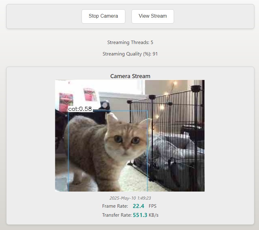 Streaming User Interface