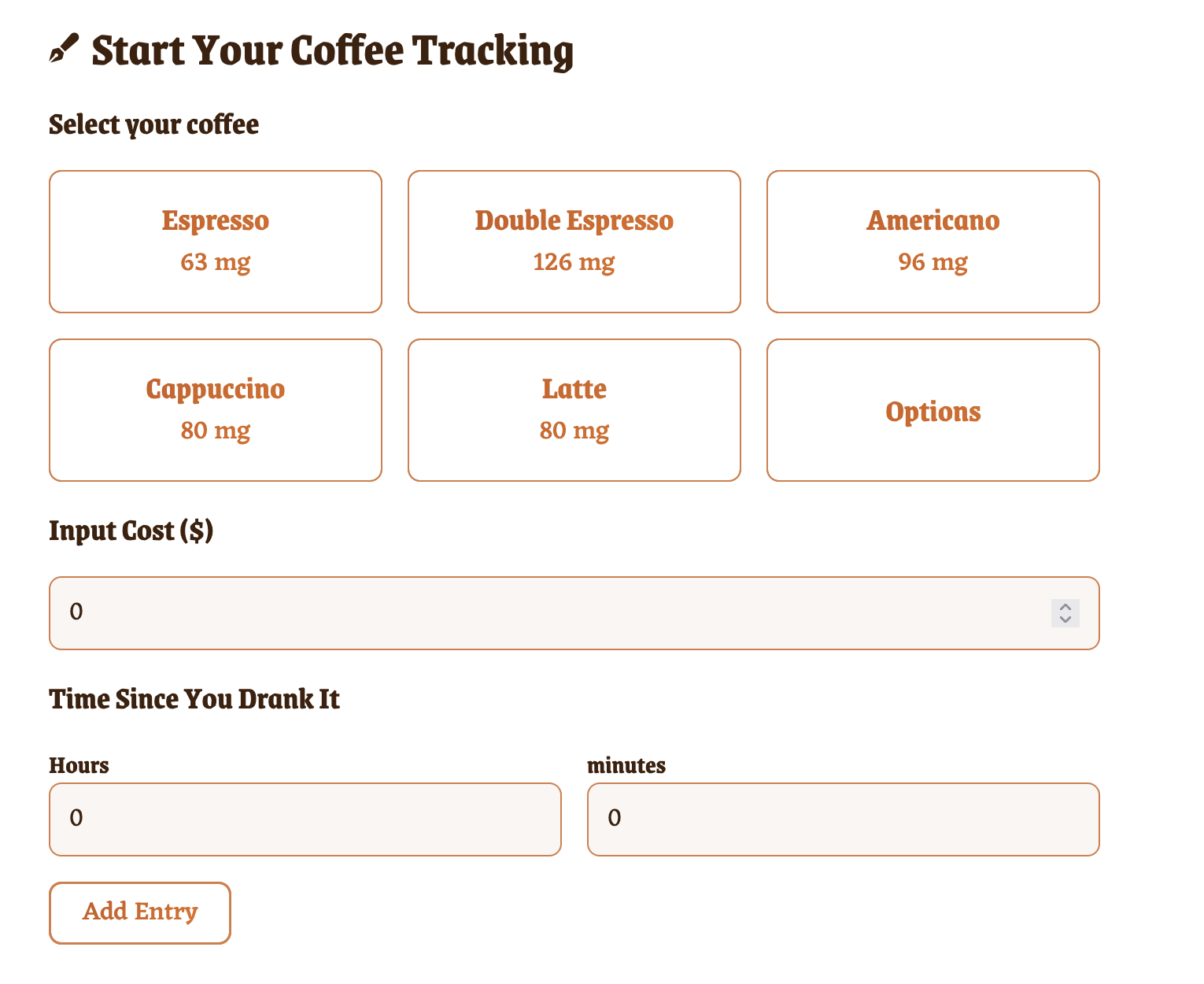 GitHub - Z-243/koffi-sips: Coffee Tracking App w. React.JS CSS ...