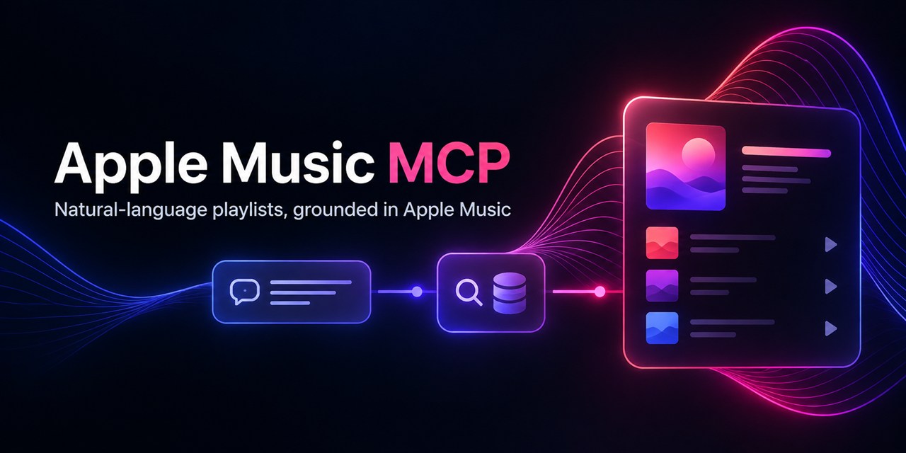 Apple Music MCP — natural-language playlists grounded in Apple Music