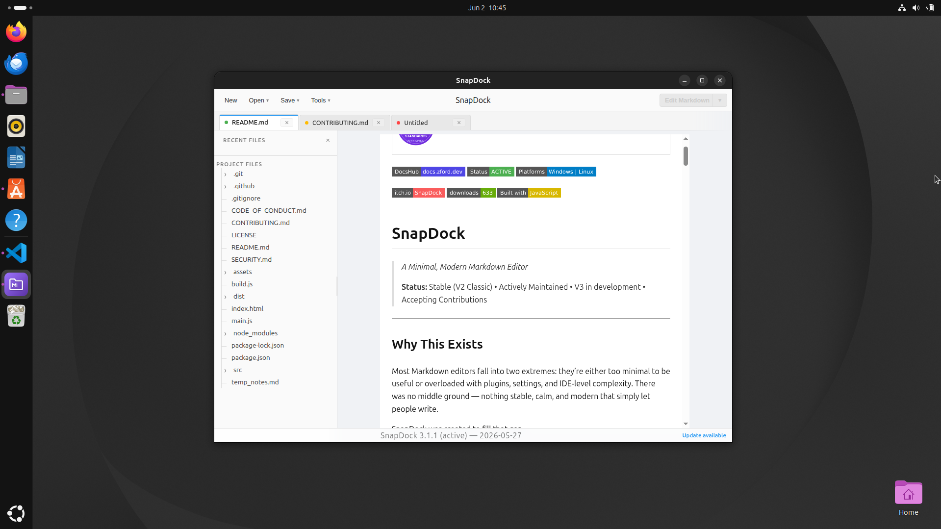SnapDock Light Theme