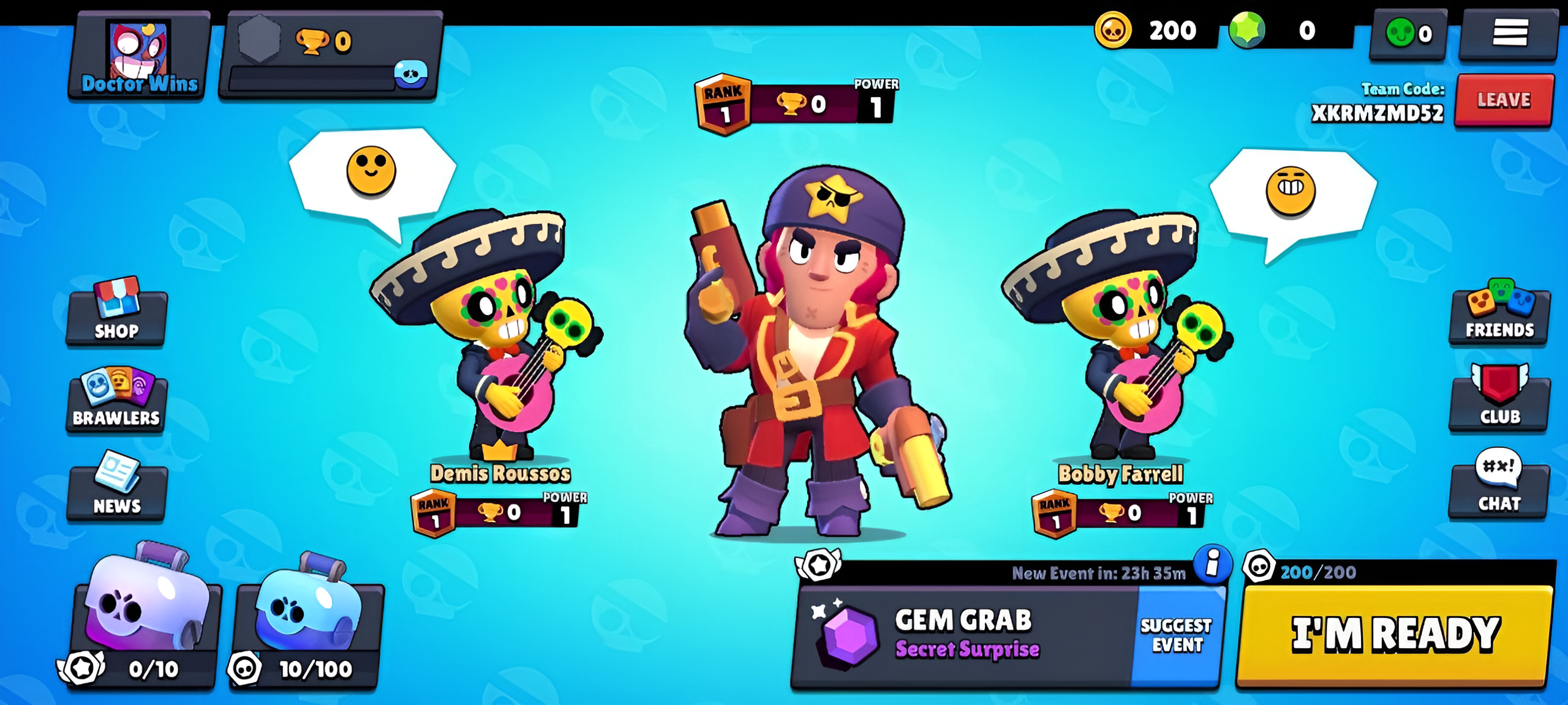 Main Menu / Lobby