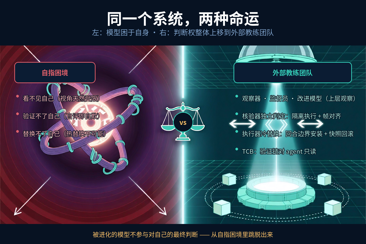 自指困境 vs 外部教练团队