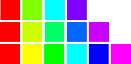Color.complementary(4), Color.complementary(5), Color.complementary(6)