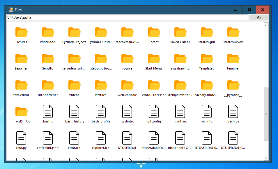 Files Window