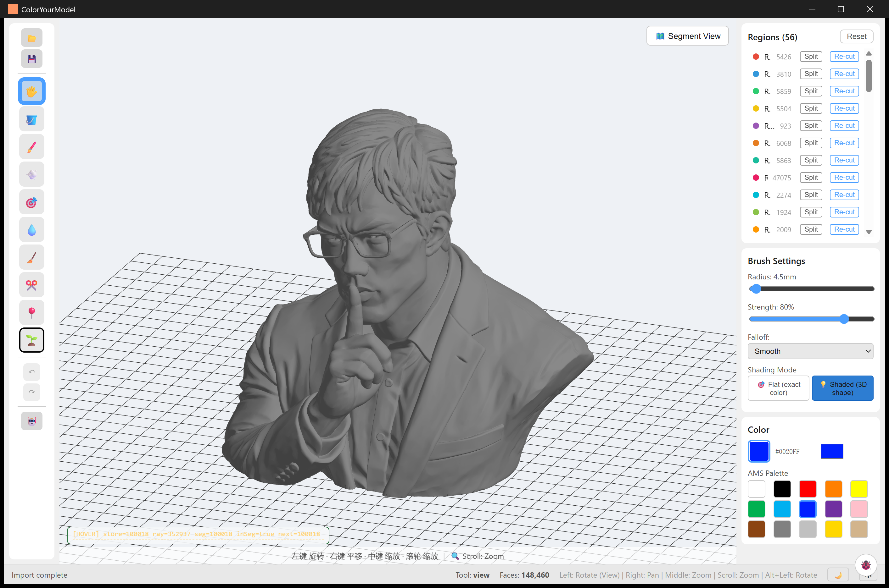 Bust raw import