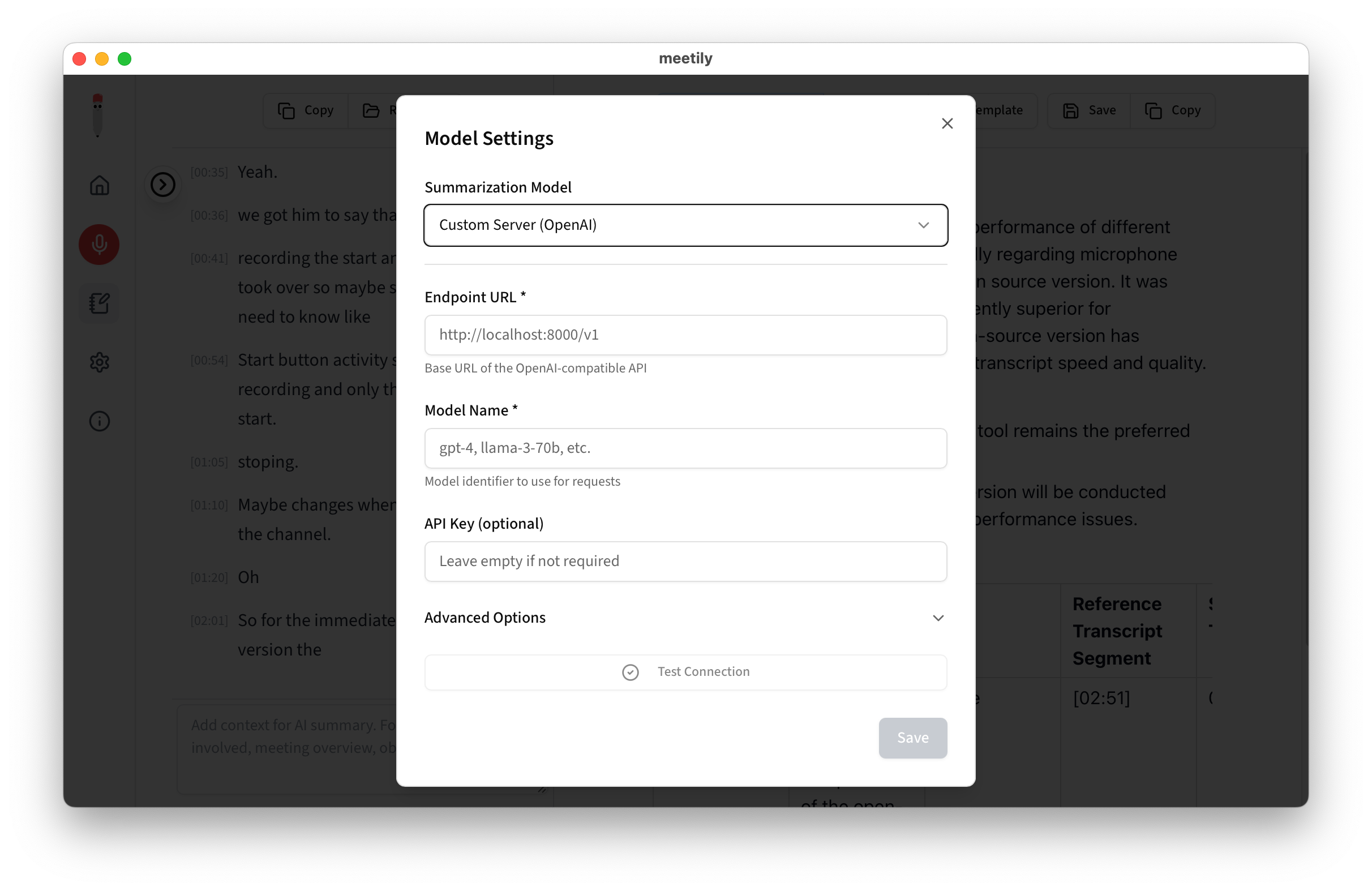 Custom OpenAI Endpoint Configuration