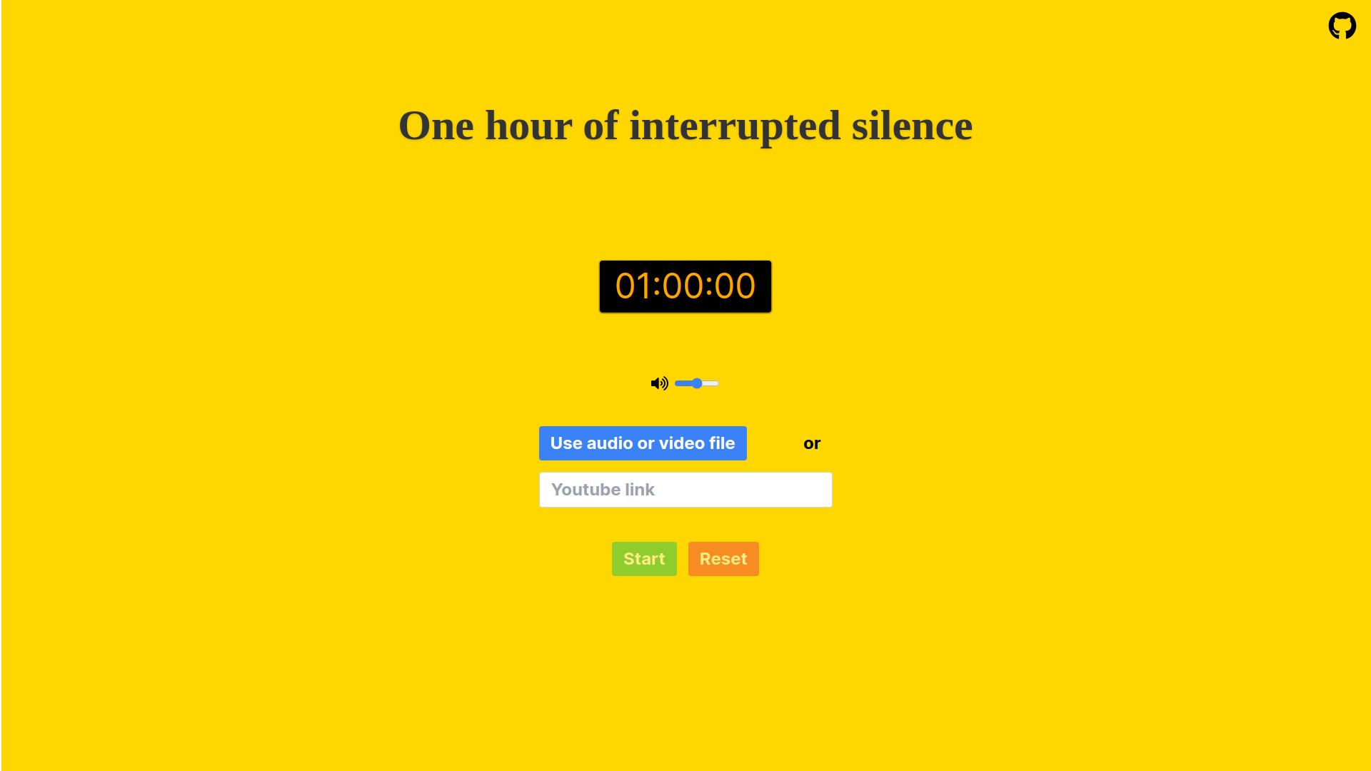 Hour of Interrupted Silence Website