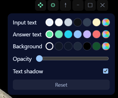 Appearance Settings