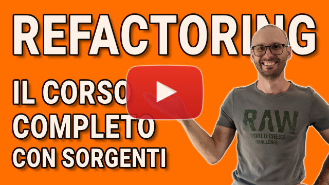 Playlist sul Refactoring su YouTube