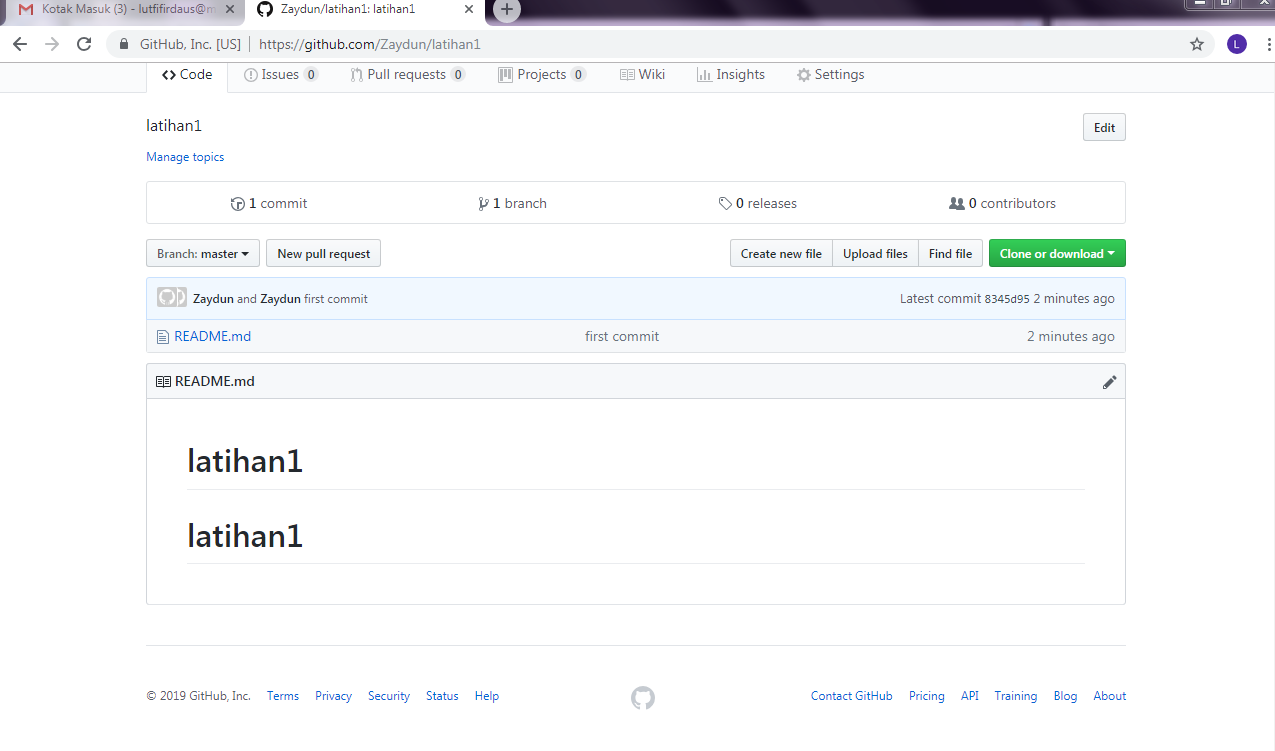 GitHub - Zaydun/latihan1: latihan1